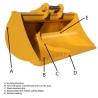 Buy cheap Backhoe Cleaning Excavator Ditch Bucket For 10 Ton 30 Ton Excavator from wholesalers