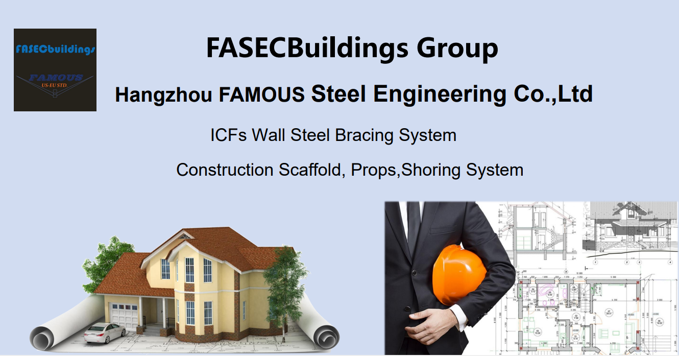 Adjustable Steel Props For Insulated Concrete Forms Customized Color And Construction