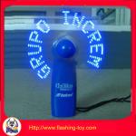 message fan,Novelty gift.Led fan