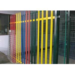 H2.7m Welded Wire Mesh Fence D Section Palisade Fencing