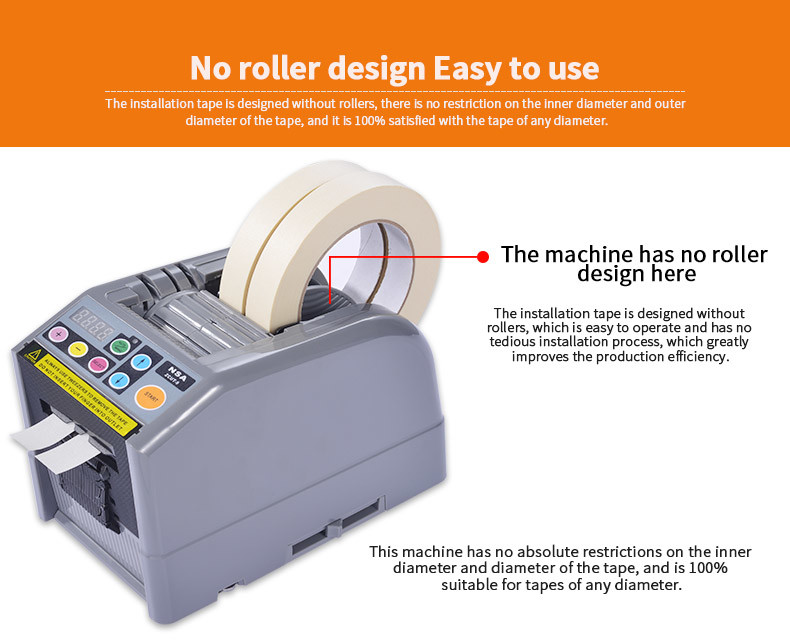 Customized Kraft Tape Machine , 25w Water Activated Gum Tape Dispenser