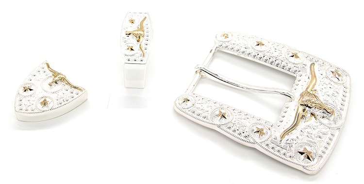 Fashion Zinc Alloy Decorative Belt Buckles 40mm With Long Using Life