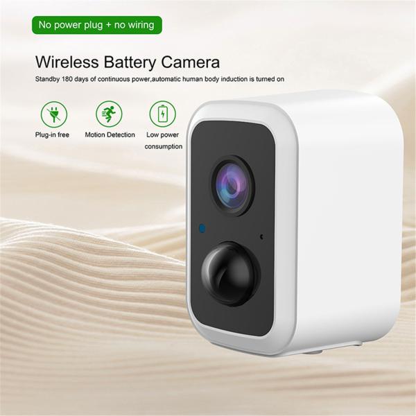 Unistone 2MP Battery Powered Camera with 10000mAh Battery Optional Solar Panel