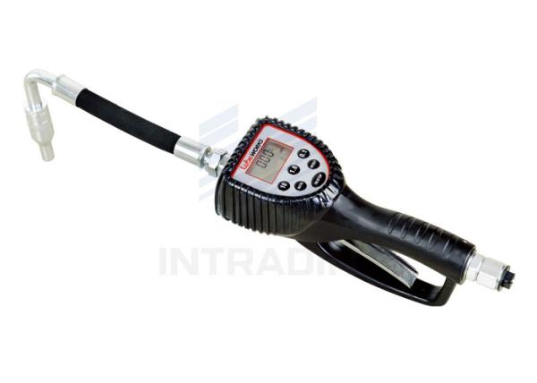 35 Liter Digital Preset Oil Control Valve Shockproof Rubber / Digital Oil Meter