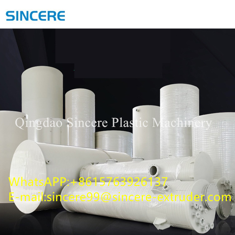 PE PPH Plastic Water Tank Manufacturing Machine 1600mm 2400mm 4000mm