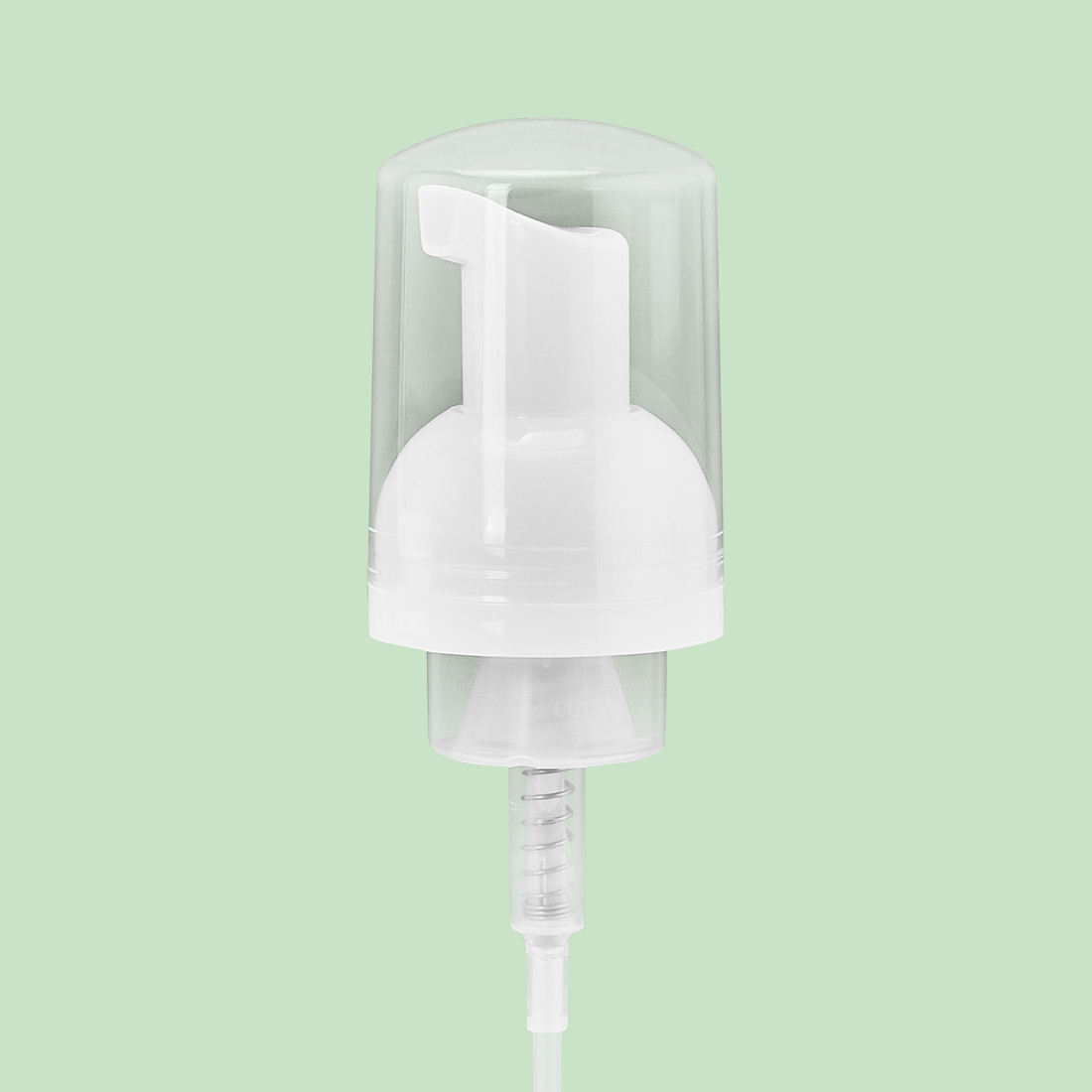 Custom Order Accepted Cosmetic Lotion Pump With 0.8-1.5CC Output Inside / Outside Spring Compared