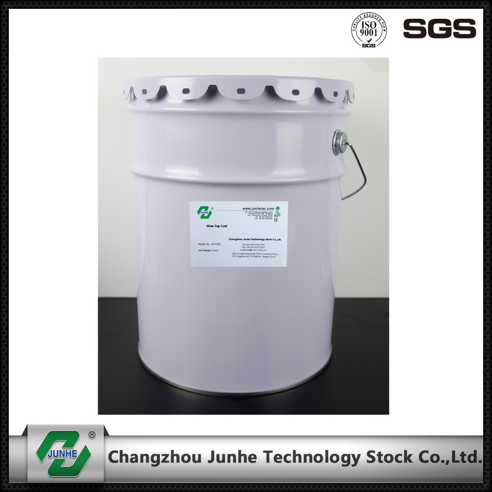 Self Dry Silver Top Coat Zinc Flake Coating 2 Adhesion Increase Surface Hardness