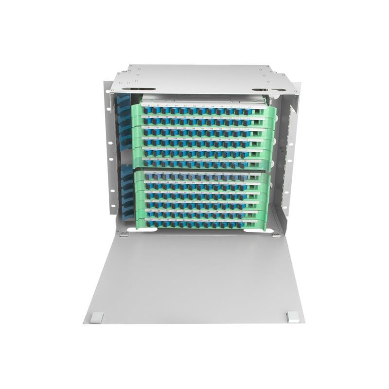 144 Core ODF Patch Panel Sc / Fc Adapter 19 Fiber Optic Patch Panel