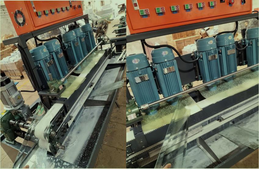 Foshan Star Horizontal 8 Motors Glass Bevel Edging Machine Glass Machinery
