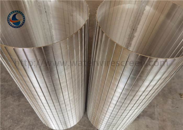 Slotted Tube Johnson Screen 304 Wedge Wire Screen Filter For Filtration