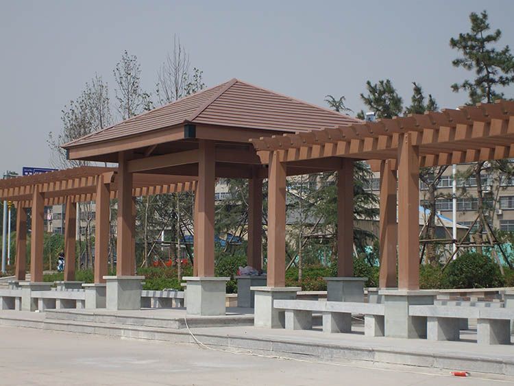 Eco-Friendly Wood Plastic Composite WPC Garden Decking Flooring