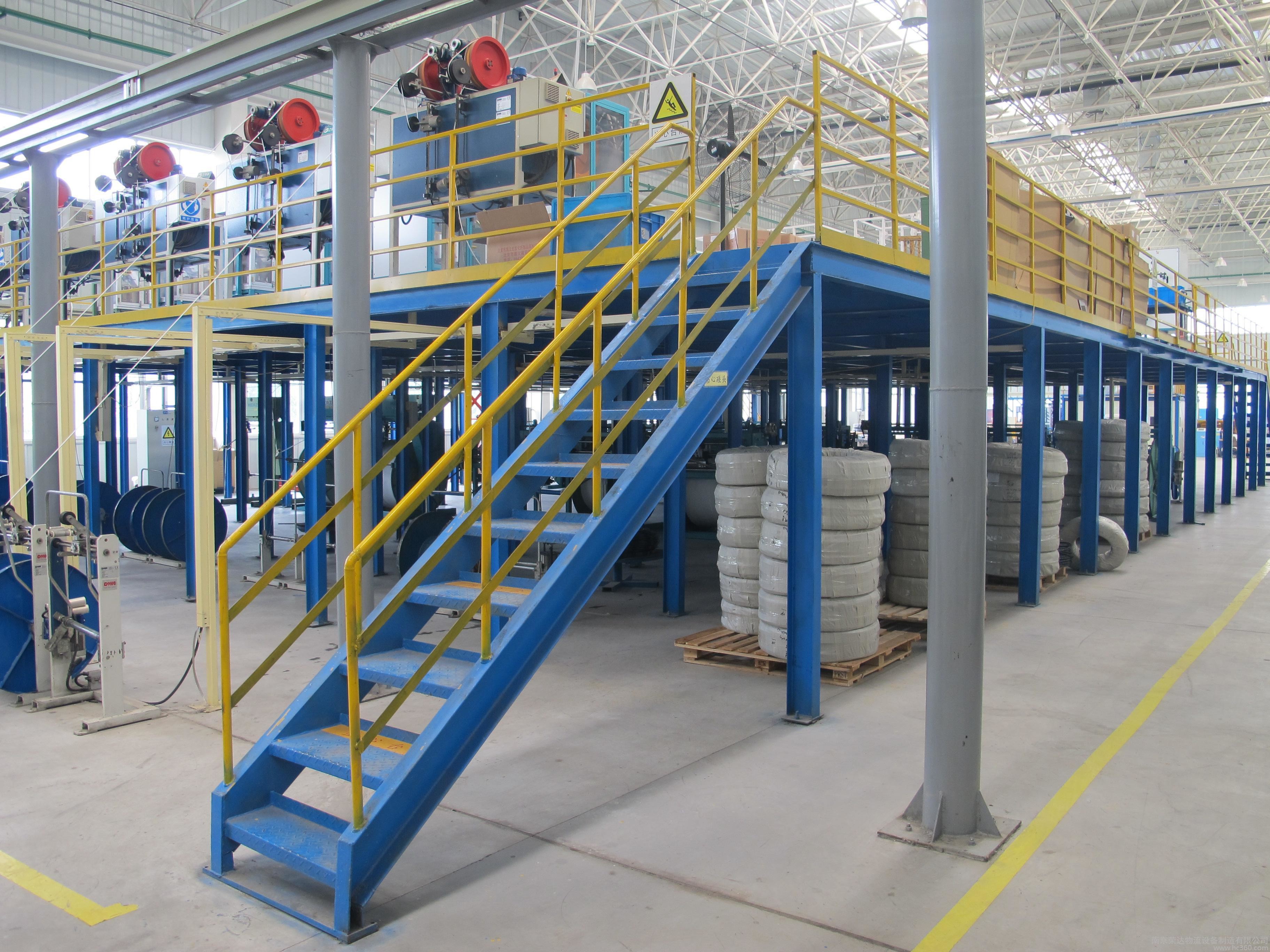 Steel Mezzanine Heavy Duty Shelf Customized Storage Tire Racking