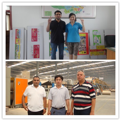 180 M/M Speed Corrugated Cardboard Production Line Easy Maintaining