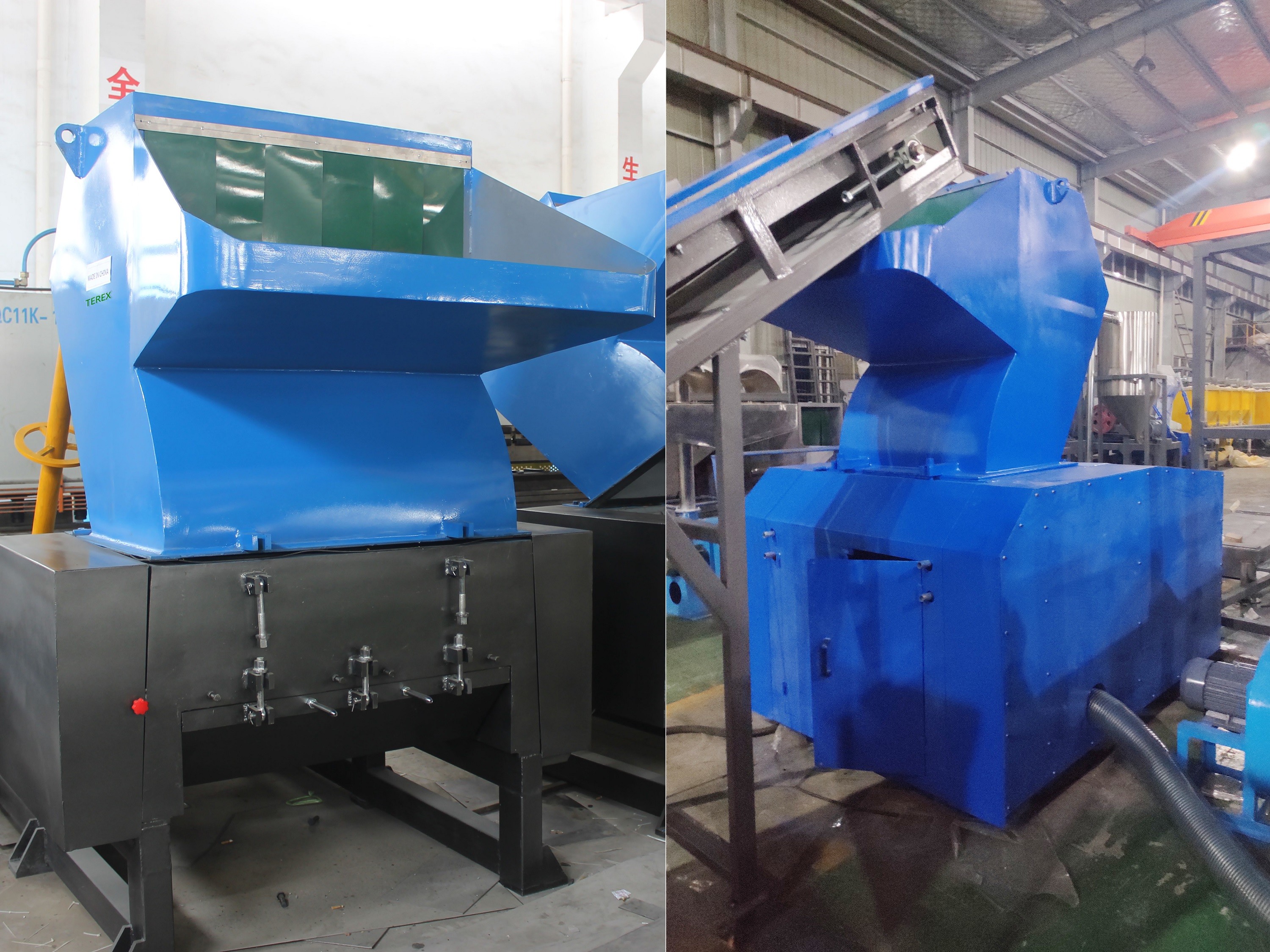 Waste Film Recycling Pp Woven Bag Plastic Granulator Machine For Waste Recycling