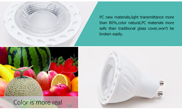 High CRI 5 watt GU10 led lamp factory