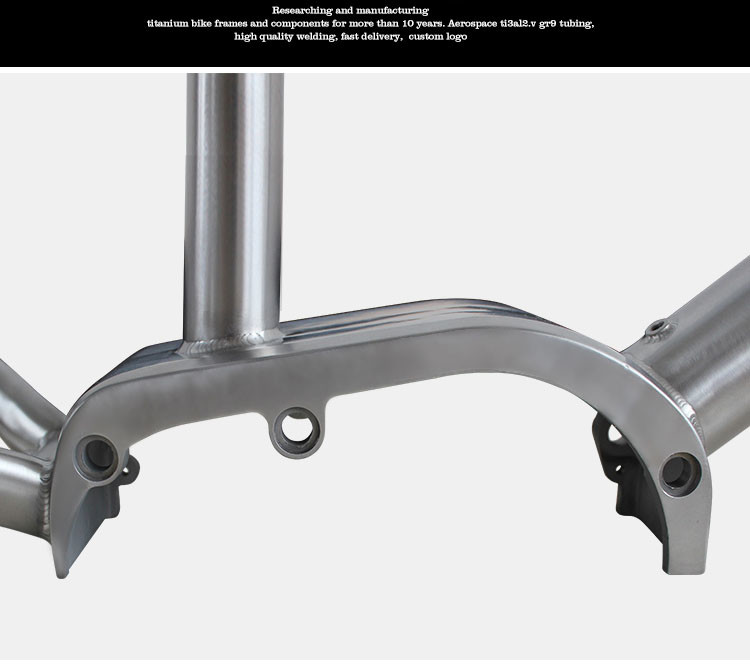 Ultra Light Titanium Mid Drive Ebike Frame Suit For Bafang 510 / Bafang 610