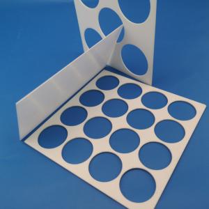 China Machining Insulating Al2O3 Ceramic Plate With Holes on sale