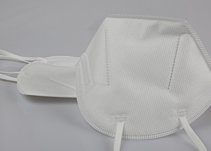 Anti Pollution Folding FFP2 Mask Skin Friendly Breathable Gray Color With Valve