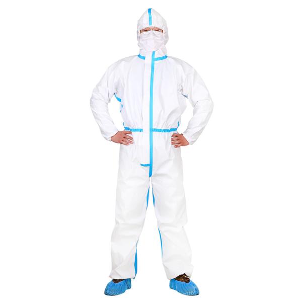 Waterproof Microporous Type 4 Disposable Coveralls Chemical Resistant Jumpsuit