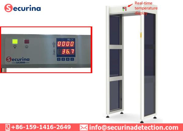 Quality Infrared Thermometer Door Airport Security Detector Prevent Covid -19 Coronavirus for sale