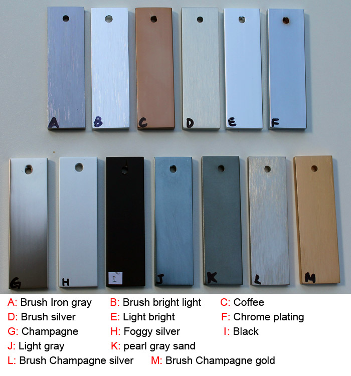 wholesale price extrusion aluminum profile handle kitchen cabinet cupboard door handle made in China