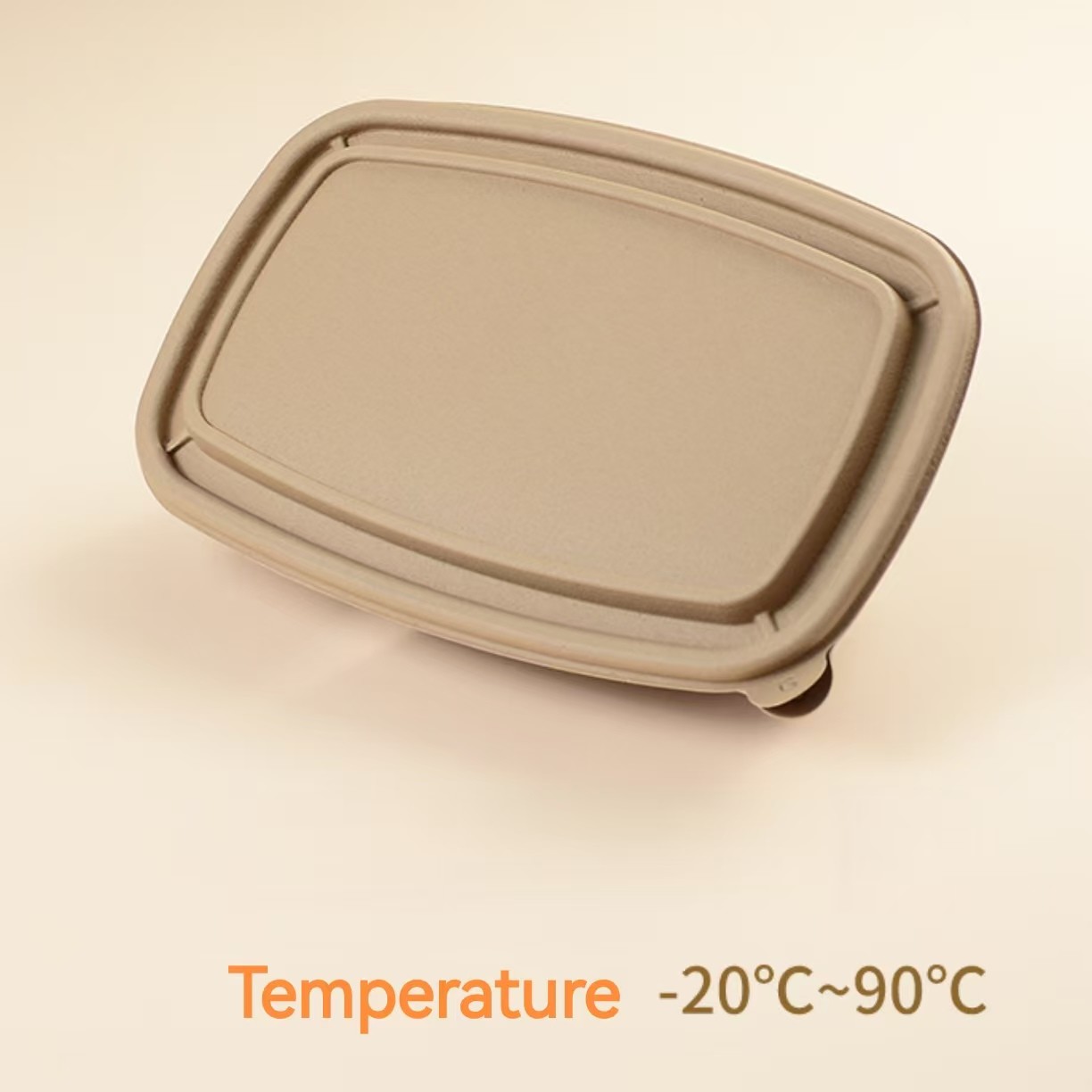 Wholesale 5 compartments environmentally friendly rice husk starch based degradable lunch box with lid