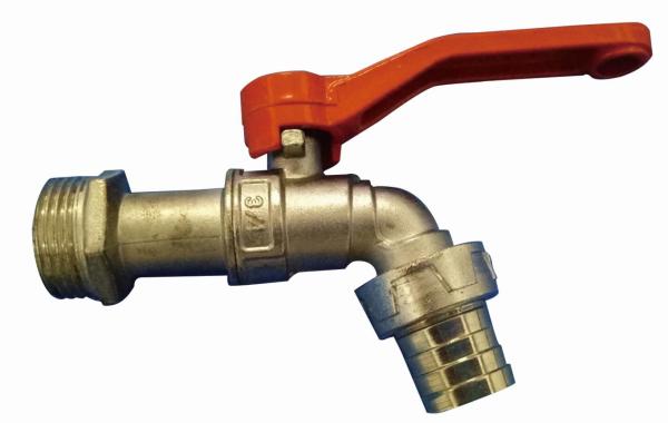 3/4" Brass Lead Free Chrome-Plating Washing Machine Bibcock With Aluminum Lock