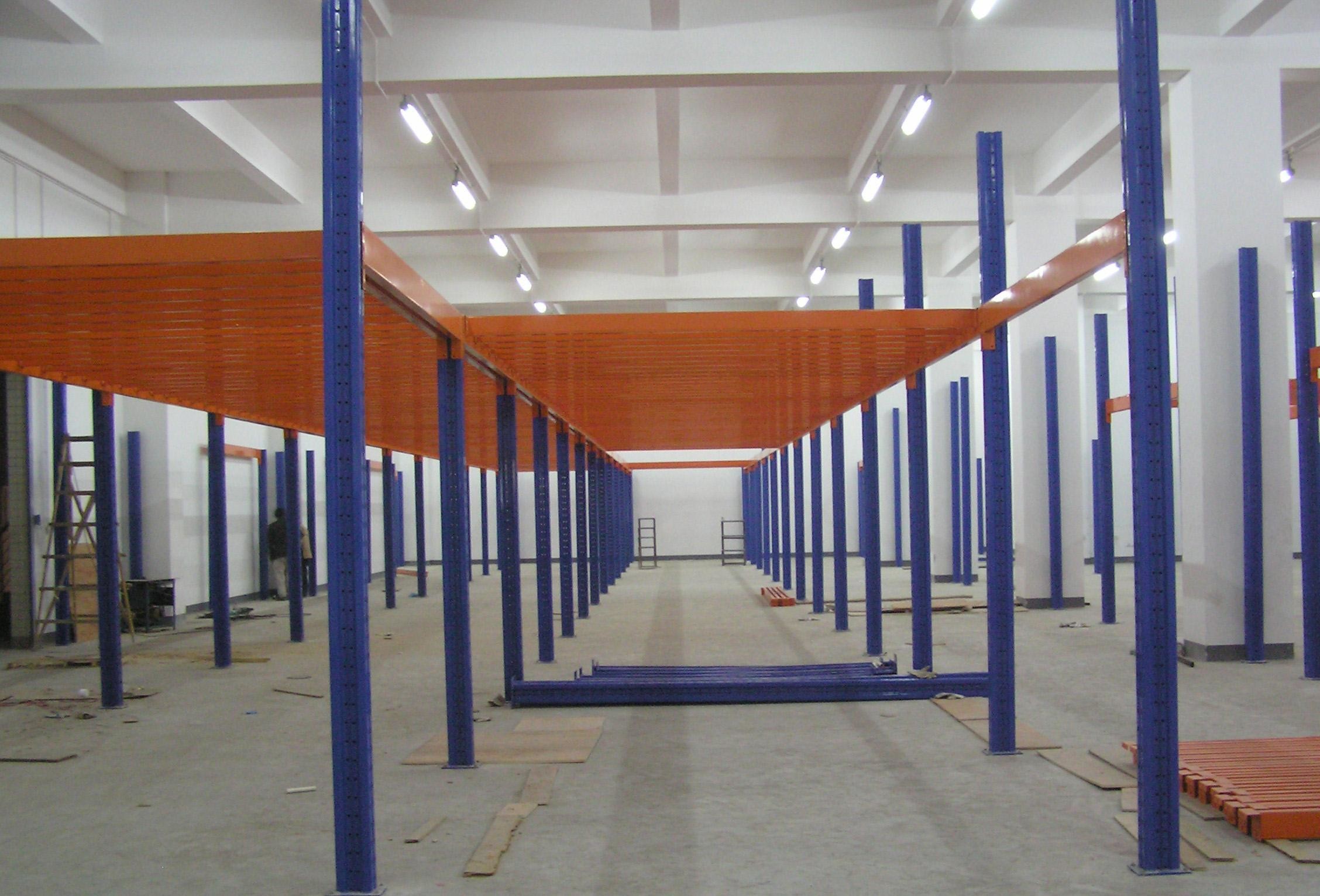Industrial Factory Mezzanine Floors , Storage Mezzanine Platforms Multi - Tier