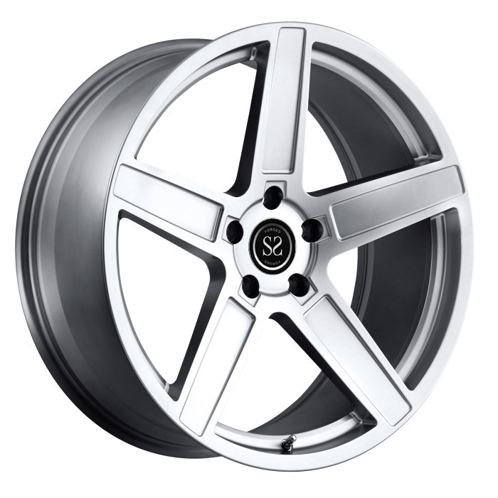 customize alloy wheel 5x112 5x120 5x127 with T6061 aluminum forged rims china manufacture