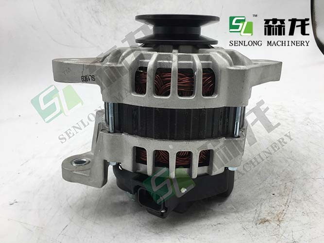 24V 60A NEW Alternator For Hitachi Excavator ZX70-5G Yanmar 4TNV98L 2616068 129E20-77200 Aftermarket Alternator