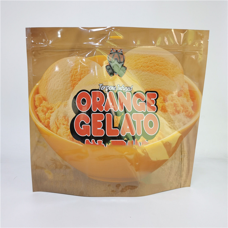 Digital Printing Bag 3.5G 1LB Soft Touch Holographic Pouch High Barrier Smell Proof Child Proof Zipper Stand Up Bags