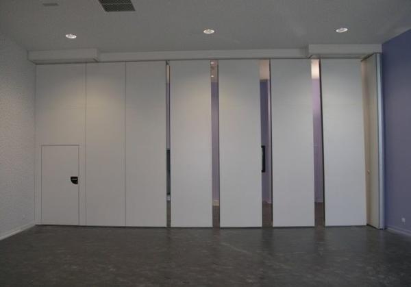 Sound Insulated Movable Wall Partitions Sliding Retractable Room Dividers For