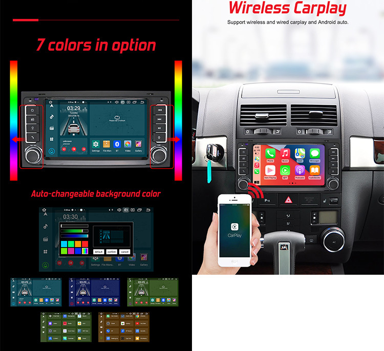 Volkswagen Touareg OEM Car Radio Support 4G Wireless Carplay Car Multimedia Player