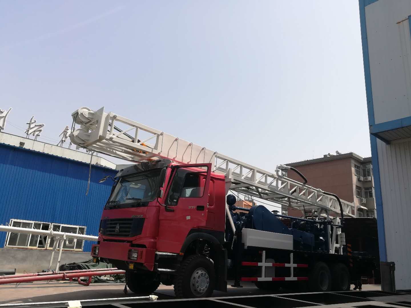BZC400CHW Truck Mounted Pile Drilling Machine 400m Depth Sinotruk Chassis