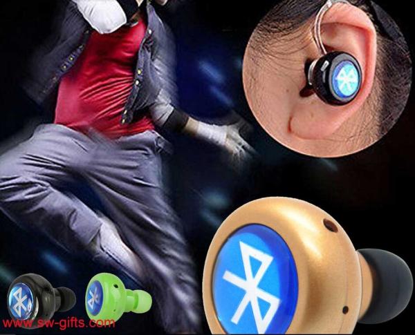 New Fashion Wireless Mini Mono Bluetooth Earphone Headset Handfree Universal For