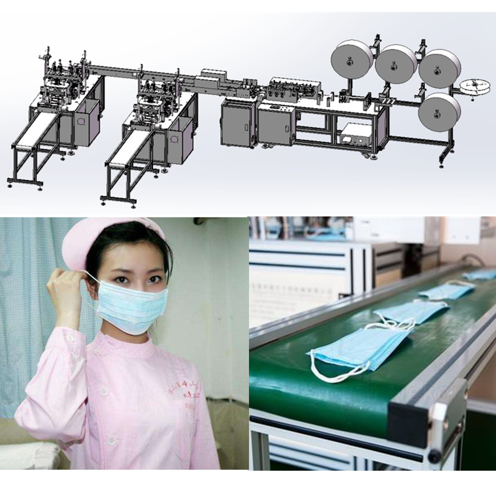 3 Layer N95 Face Mask Making Machine 1 Year Warranty Quick Delivery