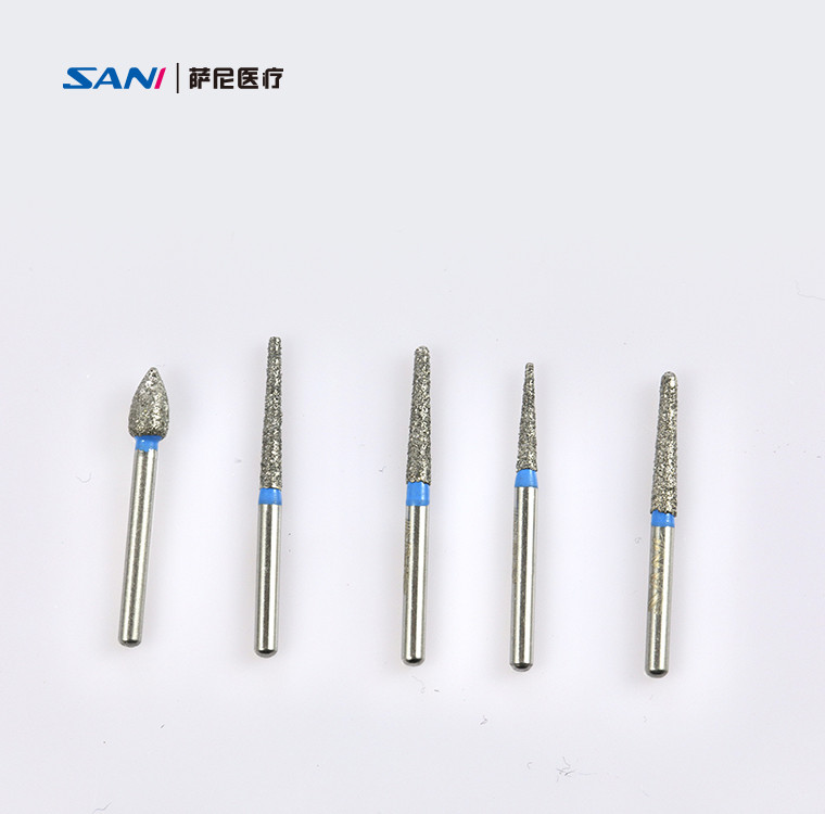 OEM/ ODM Stainless Steel High Speed 11mm Dental Diamond Bur For Dental Hospital Treatment