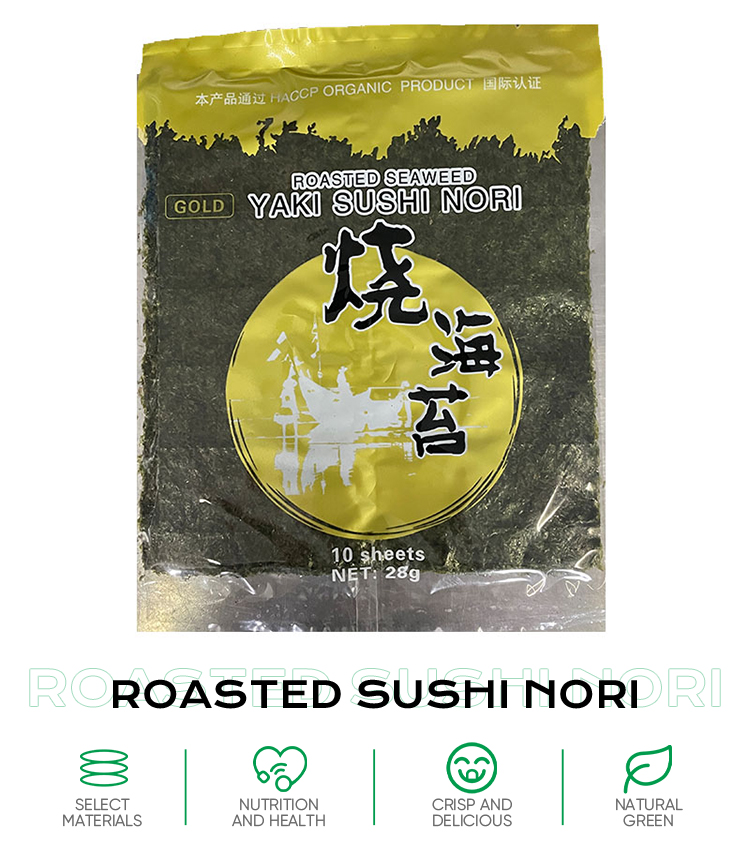 Delicious Sushi NORI Sheets 100 50 Pcs Bag Easy To Tear Desly Authentic Roasted Dry Seaweed And Roasted
