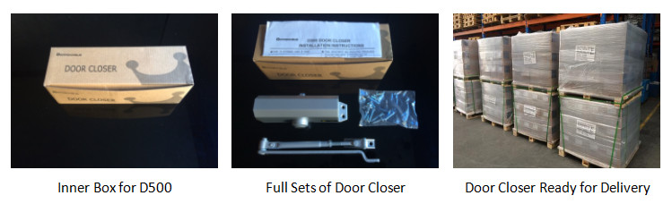 Smooth Overhead Hydraulic Door Closer Size 3 Closing Power For Wooden Door CE Listed