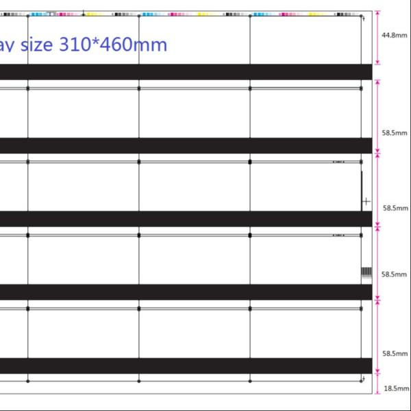 110-150C Laminating Temperature Hico 0.06mm Magnetic Stripe Coated Overlay For