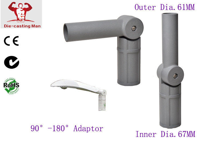High Durable Aluminum adjustable Bracket 90° To 180° for Connect Led Street Light With Lamppost