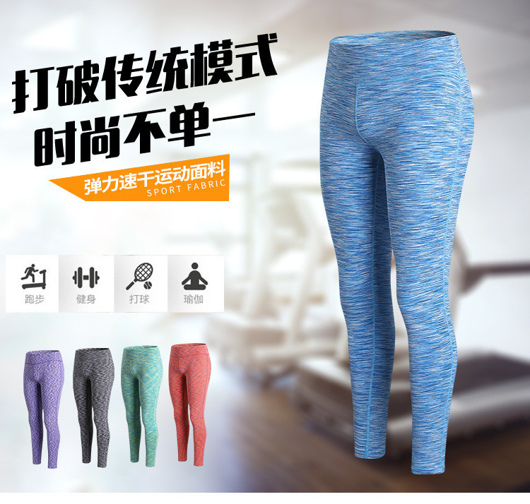 Dry Fit Training Peach Buttock Gym Sports Yoga Pants Leggings Women