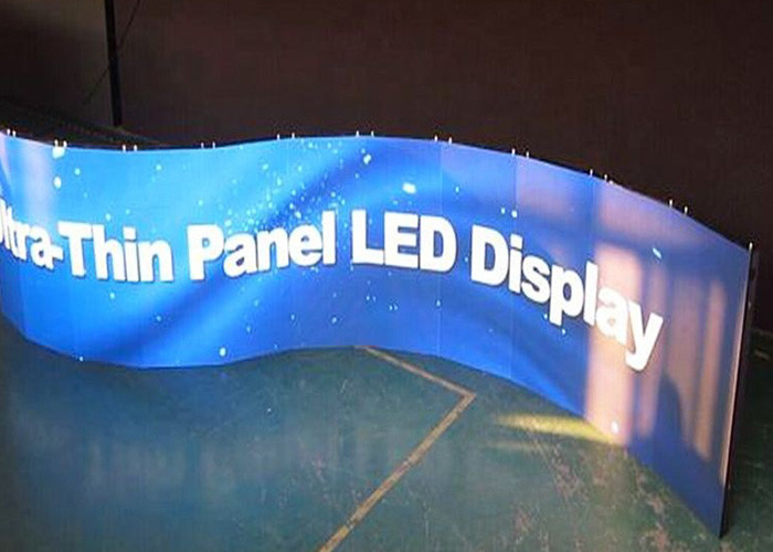 High Brightness 800nits Curved RGB LED Screen For Shopping Mall