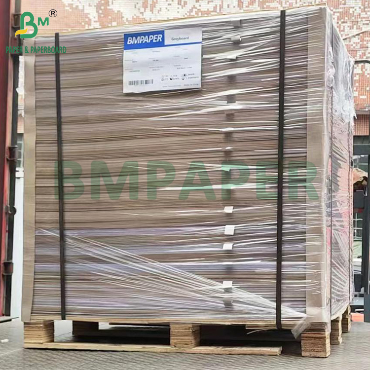 Good Flatness Folders Cover Cardboard Laminated Green Blue Color Grey Back