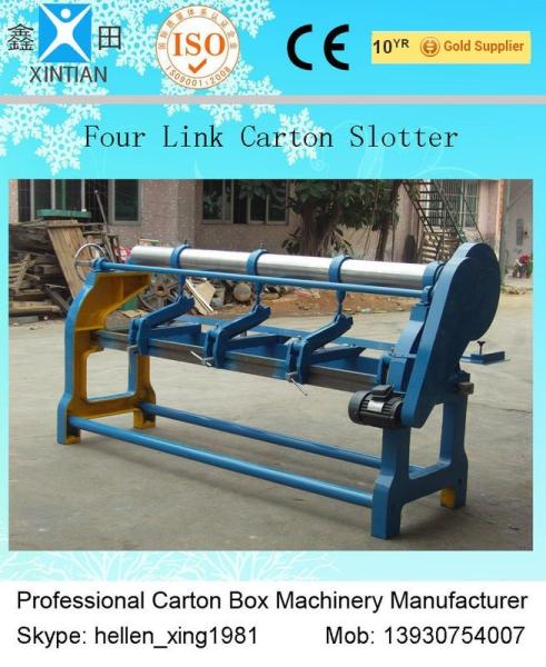 Automatic Carton Machine Four Link Slotting Machine Automatic Carton Stapler