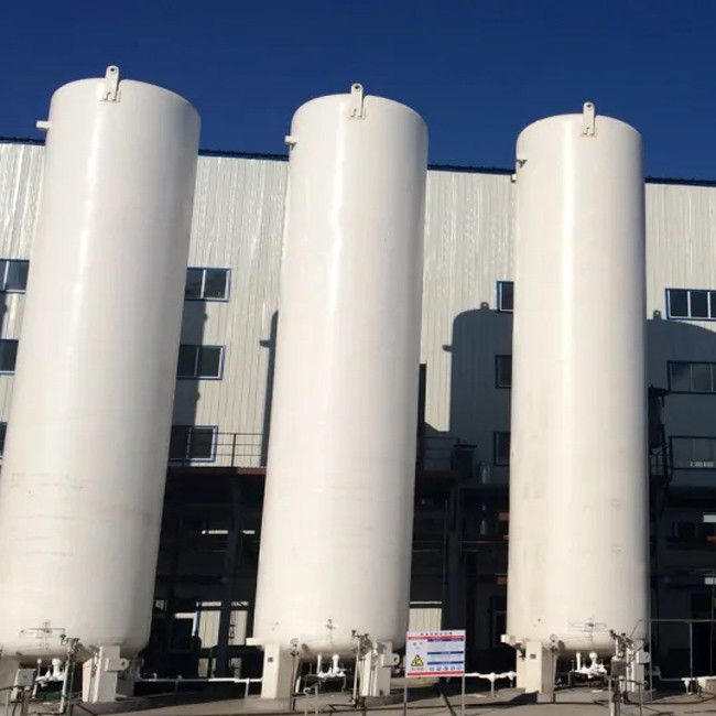 15m3 Cryogenic Liquid Oxygen Tank Max Working 2.2 MPa