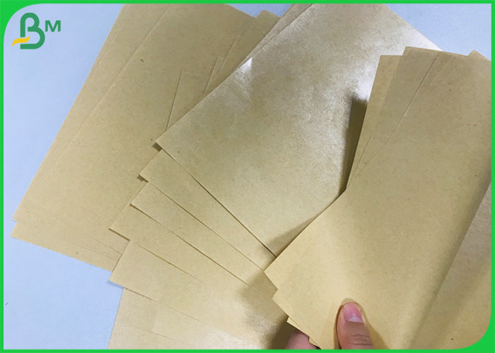 Brown Colour 12gsm Poly Laminated Virgin 80gsm Kraft Paper Rolls For Packaging