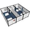 Buy cheap 20ft 40ft Quick Install Modular Cabin Emergency Hospital from wholesalers