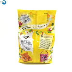 High Quality 2.5KG 10KG Plastic Rice Gusset Packaging Bag Four Side Seal Gusset Pouch with Handle