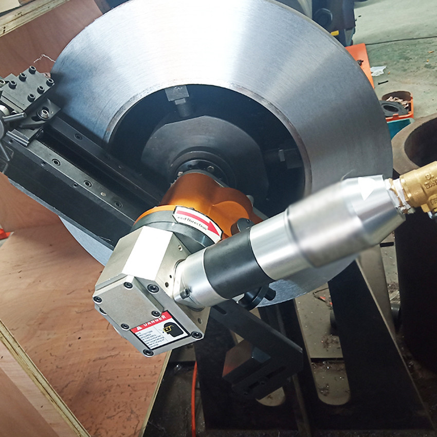 Flange Electric Pipe Beveling Machine 42r/Min Cutting